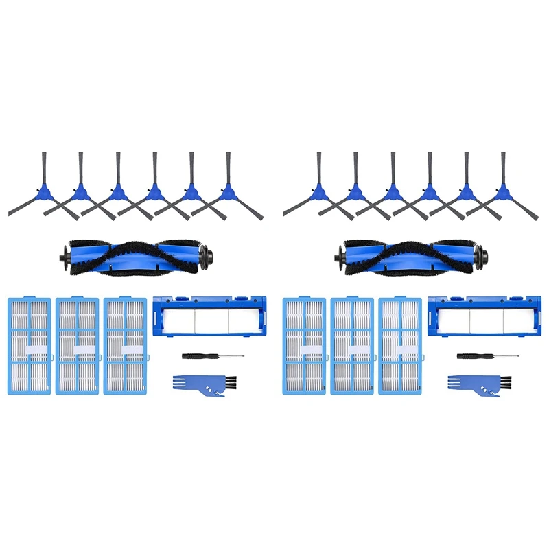 掃除機ロボットアクセサリー,スペアパーツ,メインブラシ,サイドブラシ,kyvolフィルター,サイクロンe20,e30,e31,2セット
