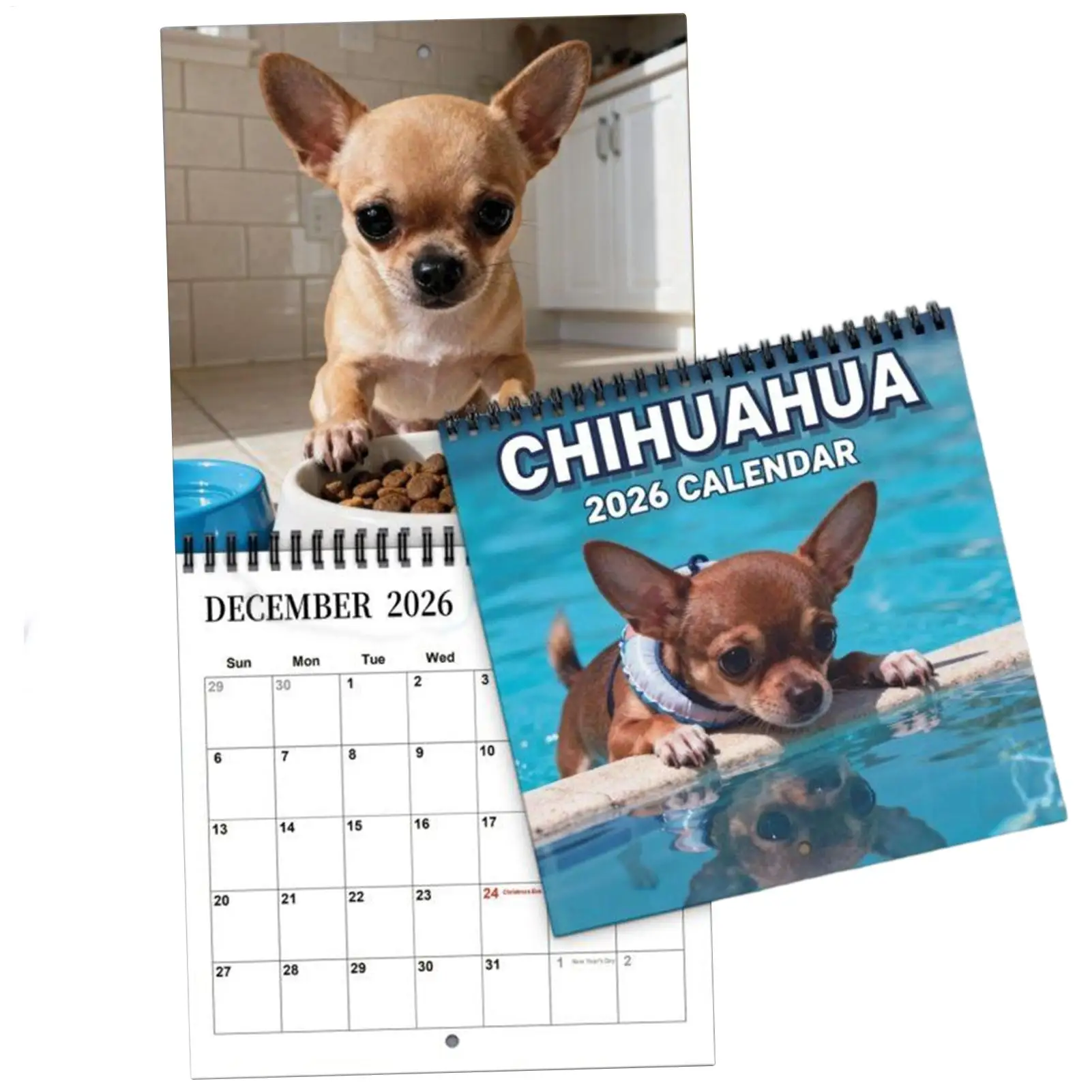 Dog-Themed January To December Family Planner Wall Calendar 2026 Dog Calendar The ideal gift for dog lovers for Home Bedroom