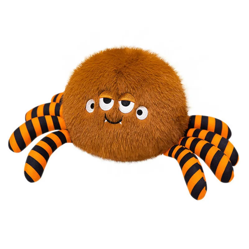 Oreiller de couchage dessin animé en peluche pour enfants, Aliments, fantôme, araignée, chauve-souris au beurre, jouet en coton PP, cadeau de décoration, activité d'Halloween, nouveau