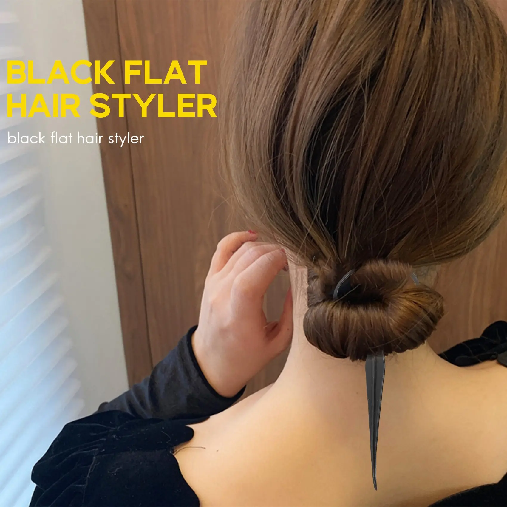 2 pcs Topsy Tail Hair Styler Hair Style Hair Twister Snare Loop Black