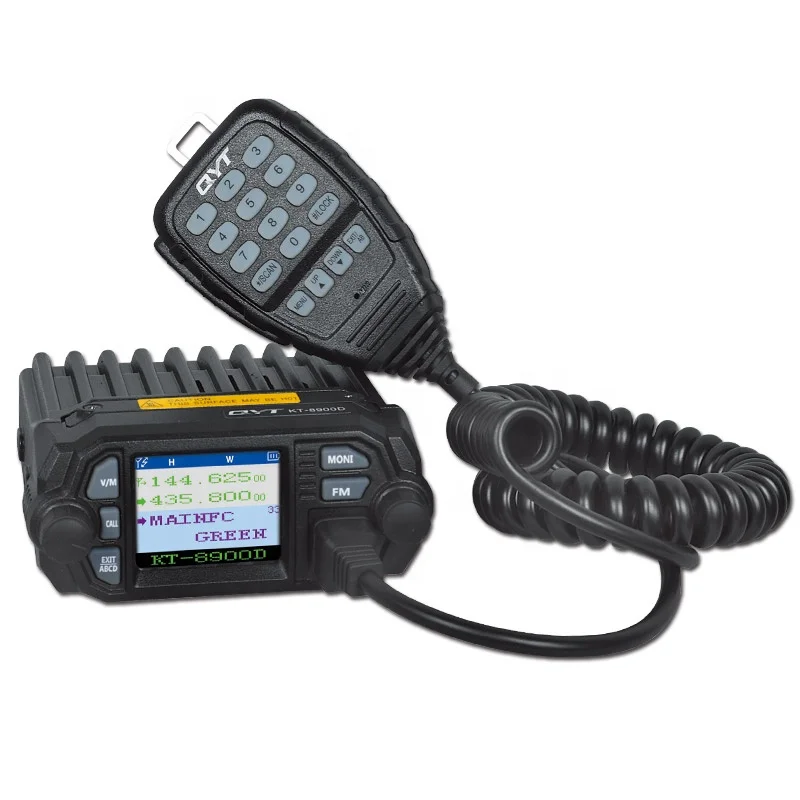 QYT-KT8900D 25W Mini Car Radio High and Low Frequency Double Segment Car Station with Intercom Walkie Talkie for Cars