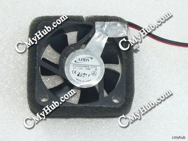 For ADDA AD0424MS-G70 DC24V 0.08A 4010 4CM 40MM 40X40X10MM 3pin Cooling Fan AD0424MS-G70 AD0424MS G70