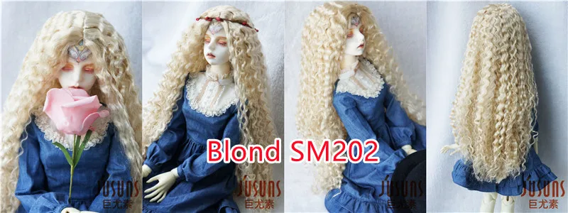 JD220 1/6 1/4 1/3 1/12 Blythes Extremely Long Curly Fashion Synthetic Mohair BJD Wig YOSD MSD SD Doll Accessories