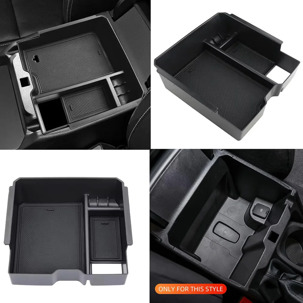 ABS-Armlehnen-Aufbewahrungsbox für Ford Ranger Everest 2023 2024 2025, Mittelkonsolenhalter, Organizer-Zubehör