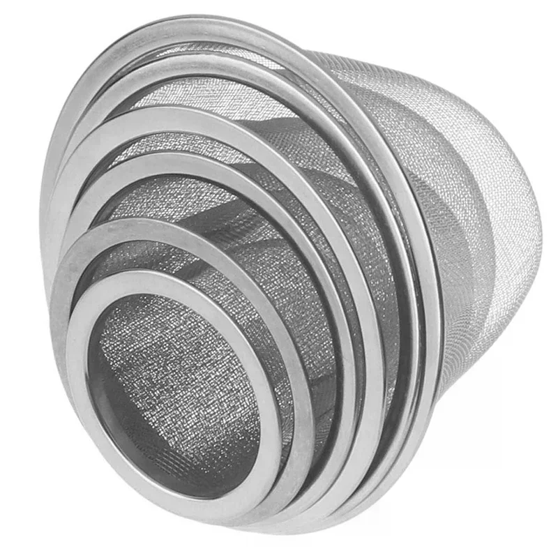 8cm Diameter 5- Reusable Stainless Steel Mesh Tea Infuser Strainer Teapot Leaf Spice Filter Drinkware KitchenAccessories