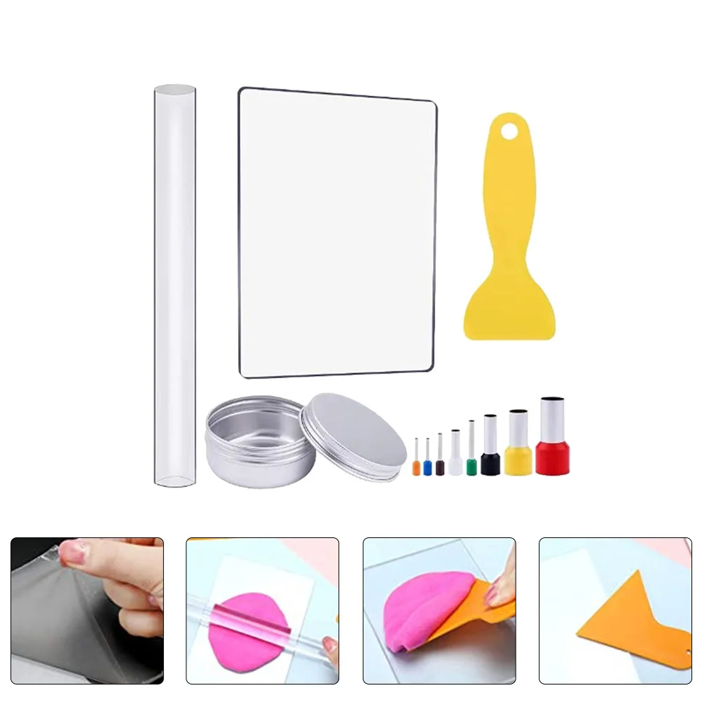 1 مجموعة أدوات الطين عدة للأطفال Diy بها بنفسك النمذجة مجموعة الأطفال اليدوية أداة التعلم العملي الطين عدد وأدوات عدة الأسرة الديكور