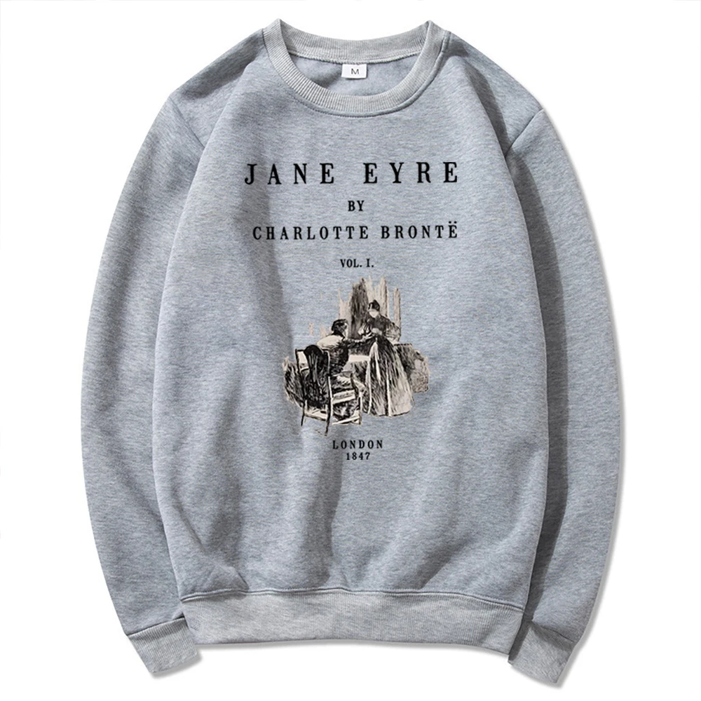 Jane Eyre Sweatshirt Charlotte Bronte Hoodie Booktok Classic Literature Novel Pullover Trendy Crewneck Sweatshirts Bookish Gift