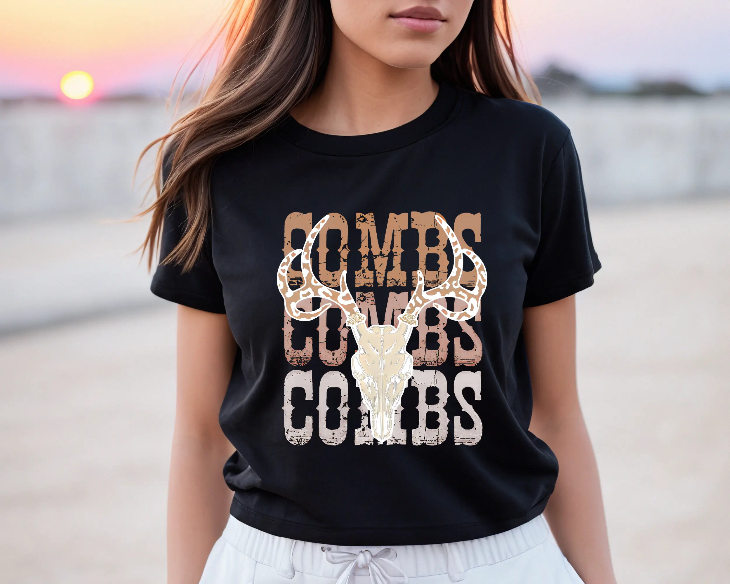 2023 Voguish Women Jeans Shirt Western Cowboy From Style Female Shirt Luke Combs Fashion Two Sided Denim Element Print Girl Tee