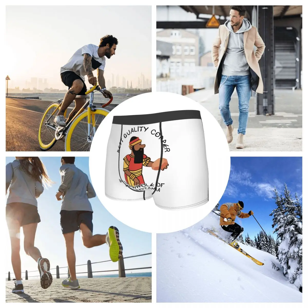 กางเกงบ็อกเซอร์ชาย ยี่ห้อ Ea Nasir รุ่น Complaint ผ้าคอปเปอร์ ระบายอากาศได้ดี เหมาะสำหรับเป็นของขวัญให้แฟนหนุ่ม