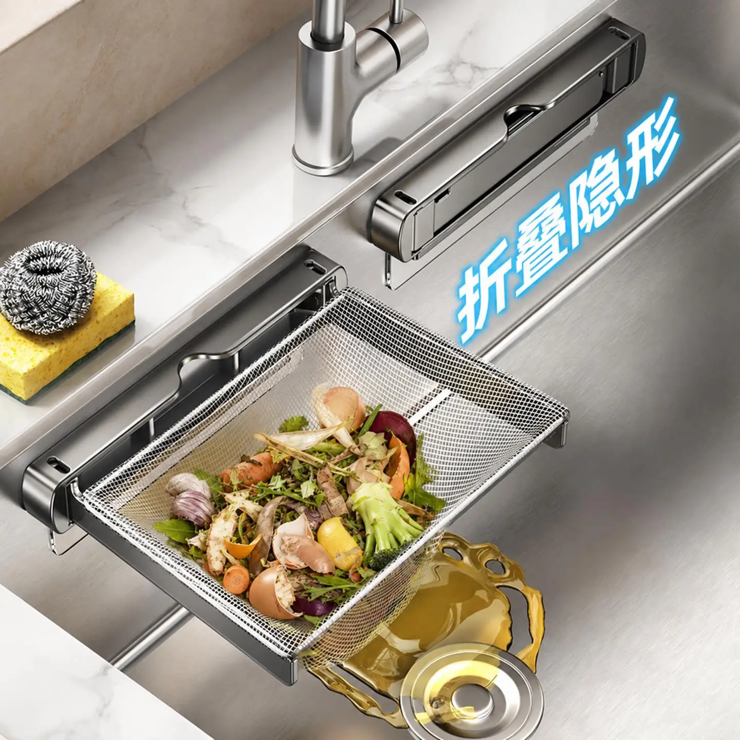 キッチンシンクストレーナーフレーム使い捨て食器洗い排水バスケット食品廃棄物フィルターネットホルダーabsプラスチック家庭用掃除ツール