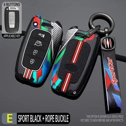 Car Key Case Fob Cover for Kia K2 K5 for HYUNDAI I45 Ix35 Genesis Equus Veloster Tucson Sonata Elantra Soul Sportage Sorento