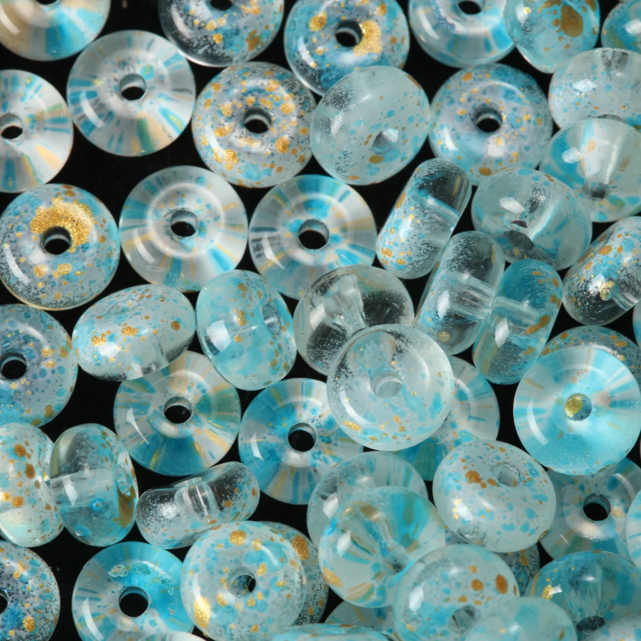 Translucent 5x8mm Dyed Crystal Abacus Beads Glass Spacer Loose Beads For Jewelry Making Bracelet DIY Earrings Accessories