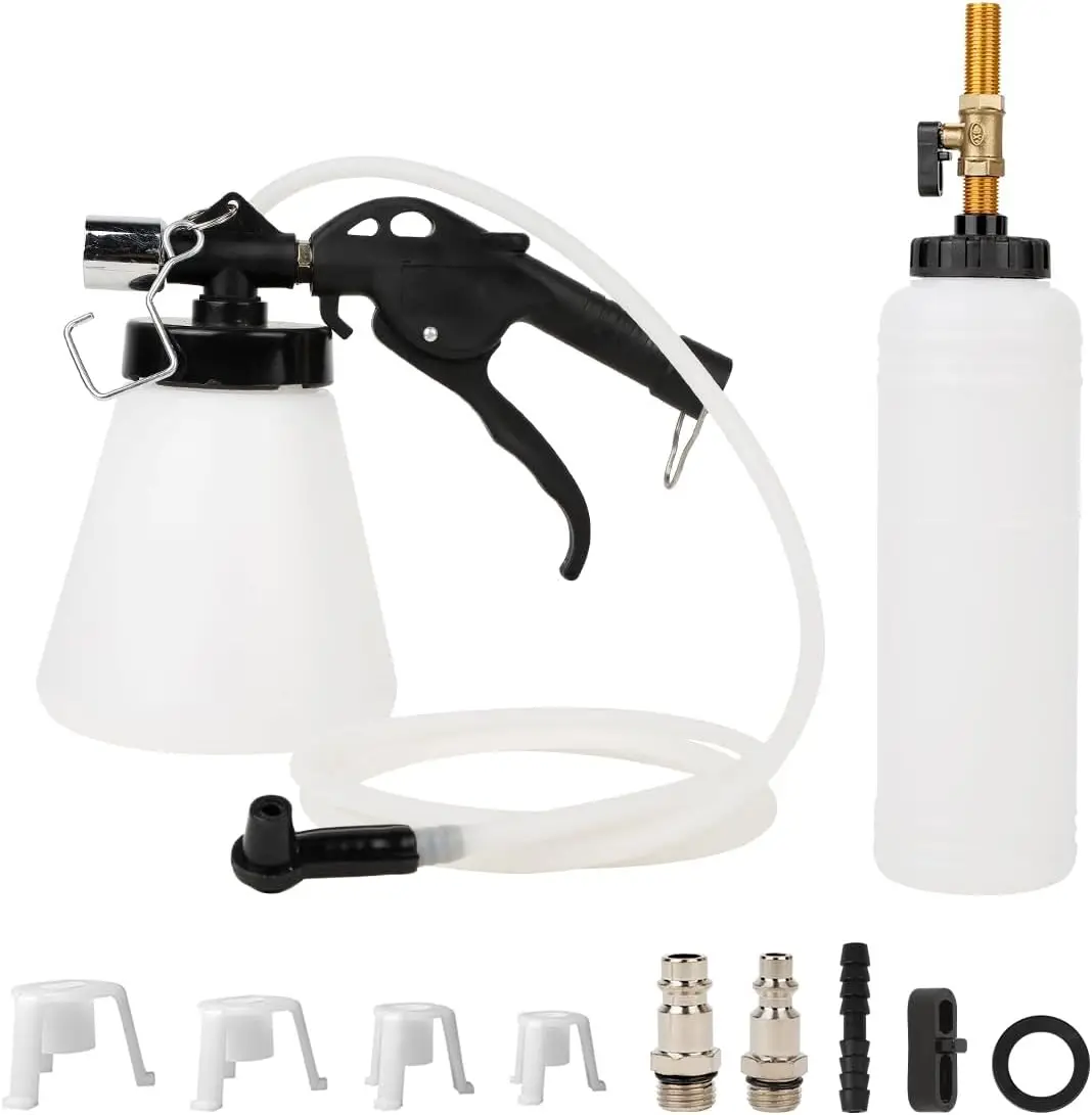 

1L Vacuum Brake Bleeder Kit with 8PCS Adapters & 0.75L Bottle