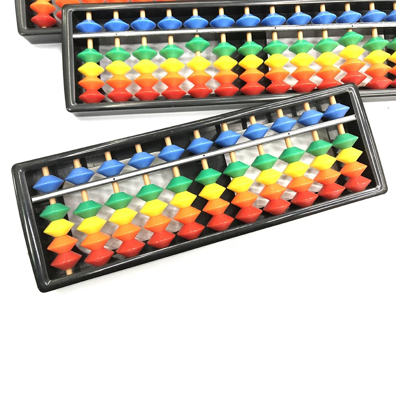 #.7/11/13/15/17 Digit Rods Standard Abacus Soroban Chinese Japanese Calculator Counting Tool Mathematics Beginner Caculating Toy