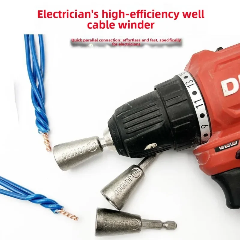 1Pc Automatic Wire Twisting Tool Quick Cable Splicing Connector For Electrician Household Electrical Wiring Terminal