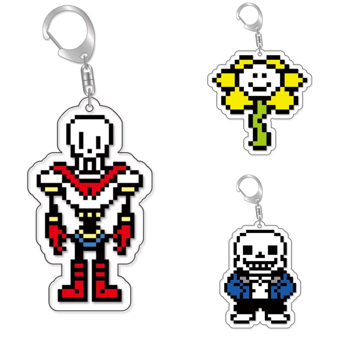 

Anime Undertale Acrylic KeyChain Key Ring Girls Women Car Toys Cosplay Mobile Phone Bag Pendant Pendant Party Kids Gift Jewelry