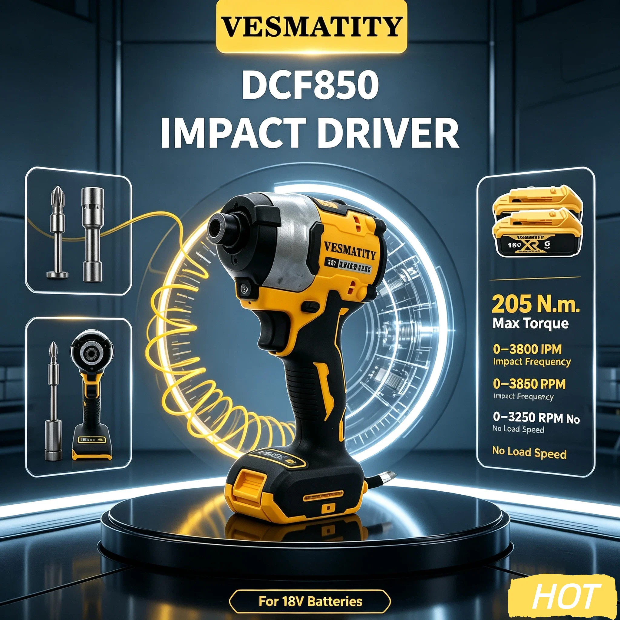 vesmatity-dcf850-電動スプレーガン-ブラシレス-軽量-ペイントスプレーヤー-均一なスプレー-家庭用diy-18vバッテリー-プロプラスhd