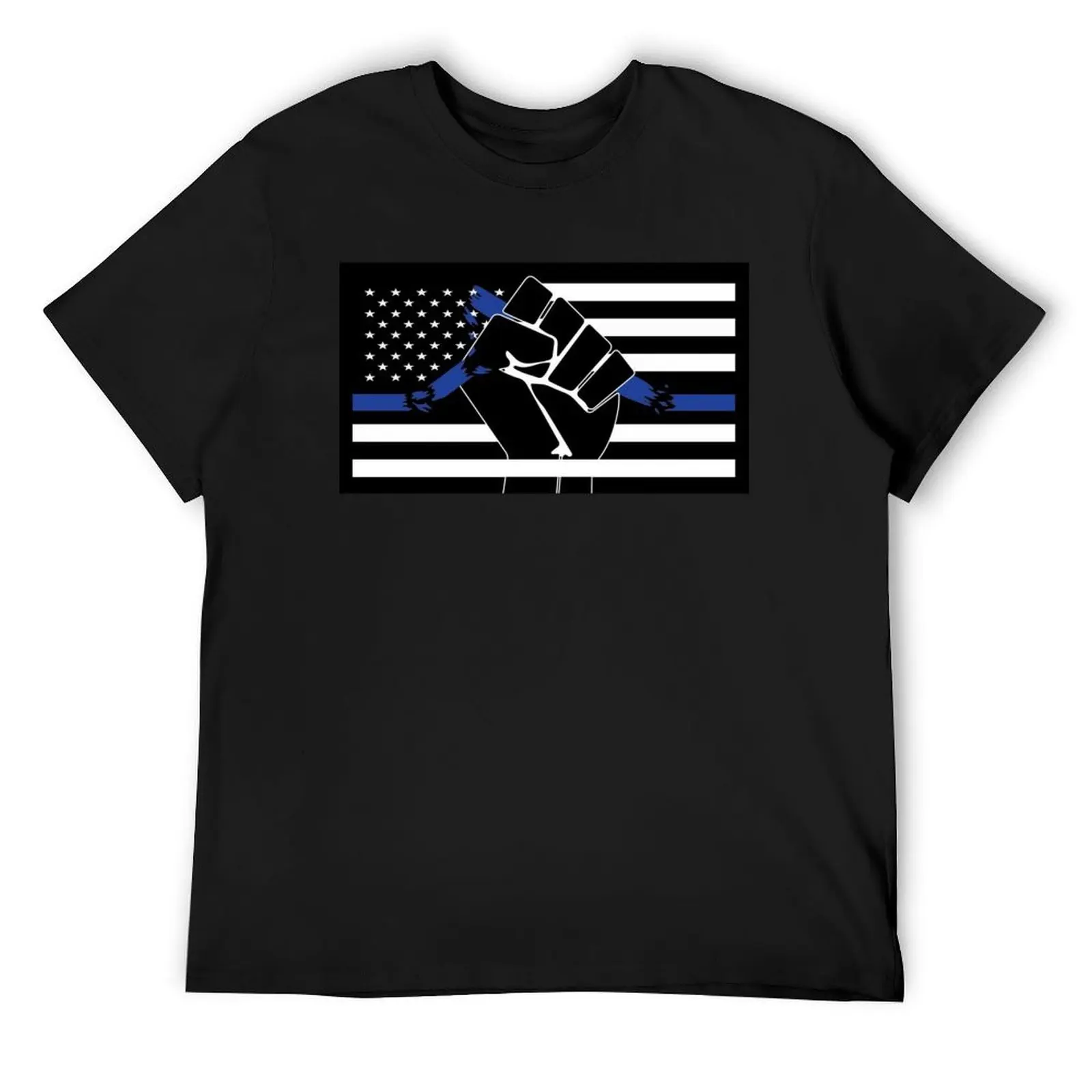 

The Thin Blue Line... T-Shirt new edition customs boys animal print vintage graphic tee funny t shirts for men