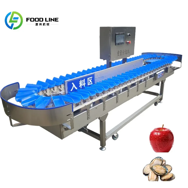 Full Auto Sorting Fruits Machine apple Fruit Grade and Sort Automatic Machine