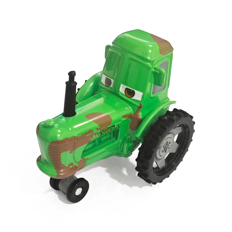 Pixar Cars 3 2 Metall-Druckguss-Spielzeugautos Lightning McQueen Jackson Mr. Destruction Harvester Bulldozer 1:55 Kinderspielzeugautos Geschenke