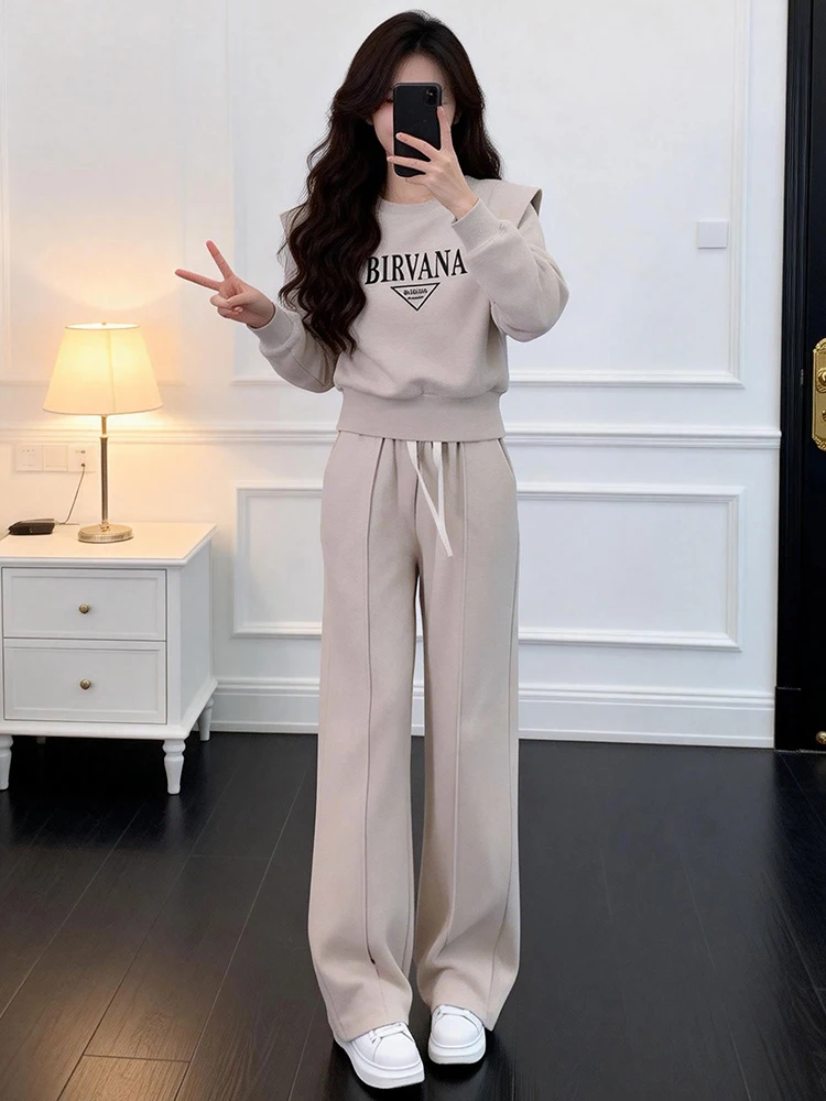 

Faionable Casual Women's Two-Piece Set Spring 2026 Design Sensation Age-Defng Elegance Breathable Polyester Fiber