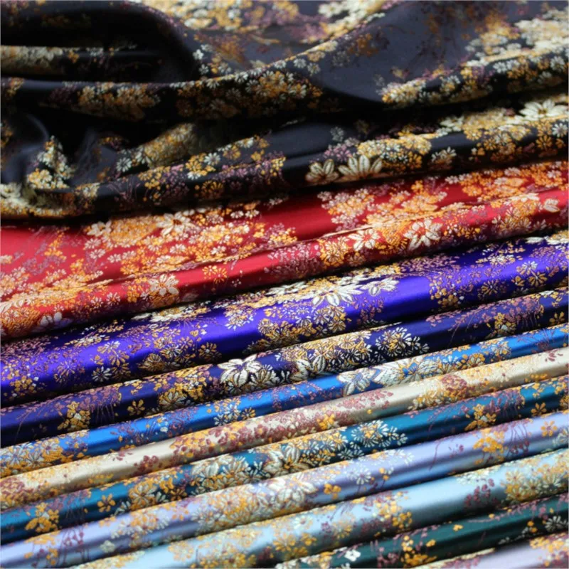 النمط الصيني شيونغسام فيلم وتلفزيون نسيج الحرير الديكور الجاكار الديباج #3