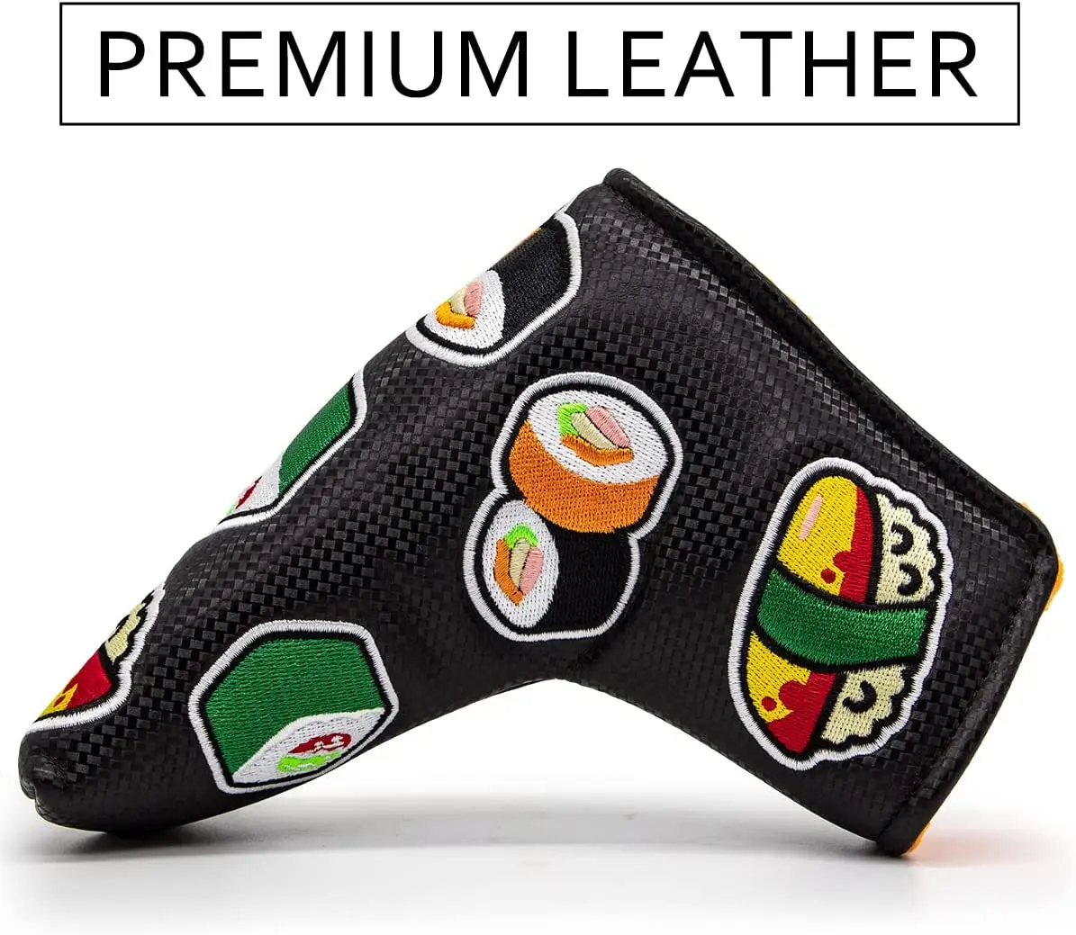 Golf Blade Putter Cover Japanese Sushi Style  GOLF Headcover, Magnetic Golf Head Cover for All Brand Golf Putters