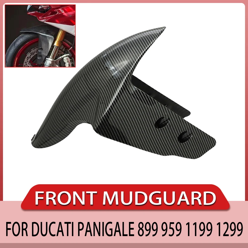 

Motorcycle Front Mudguard ABS Carbon Splash Plate Suitable For Ducati Panigale 899 959 1199 1299 2012 2013 2014