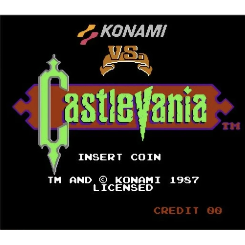 VS. Castlevania Game Cartridge for NES Console 72Pins Video Game Card