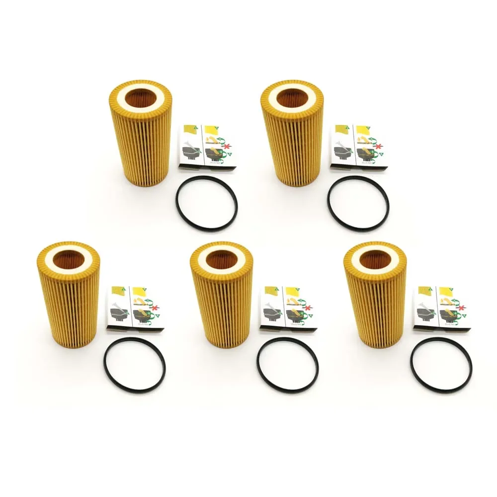 1/2/5Pcs Oil Filter For Audi A4 For Volkswagen Golf GTI Jetta 2.0T & 2.5L 06D115562