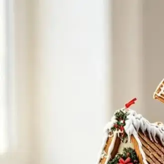 Christmas Gingerbread House Ornaments Decorative Cabin for Gingerbread Log Cabin Ornament 2d Acrylic Holiday Decoration