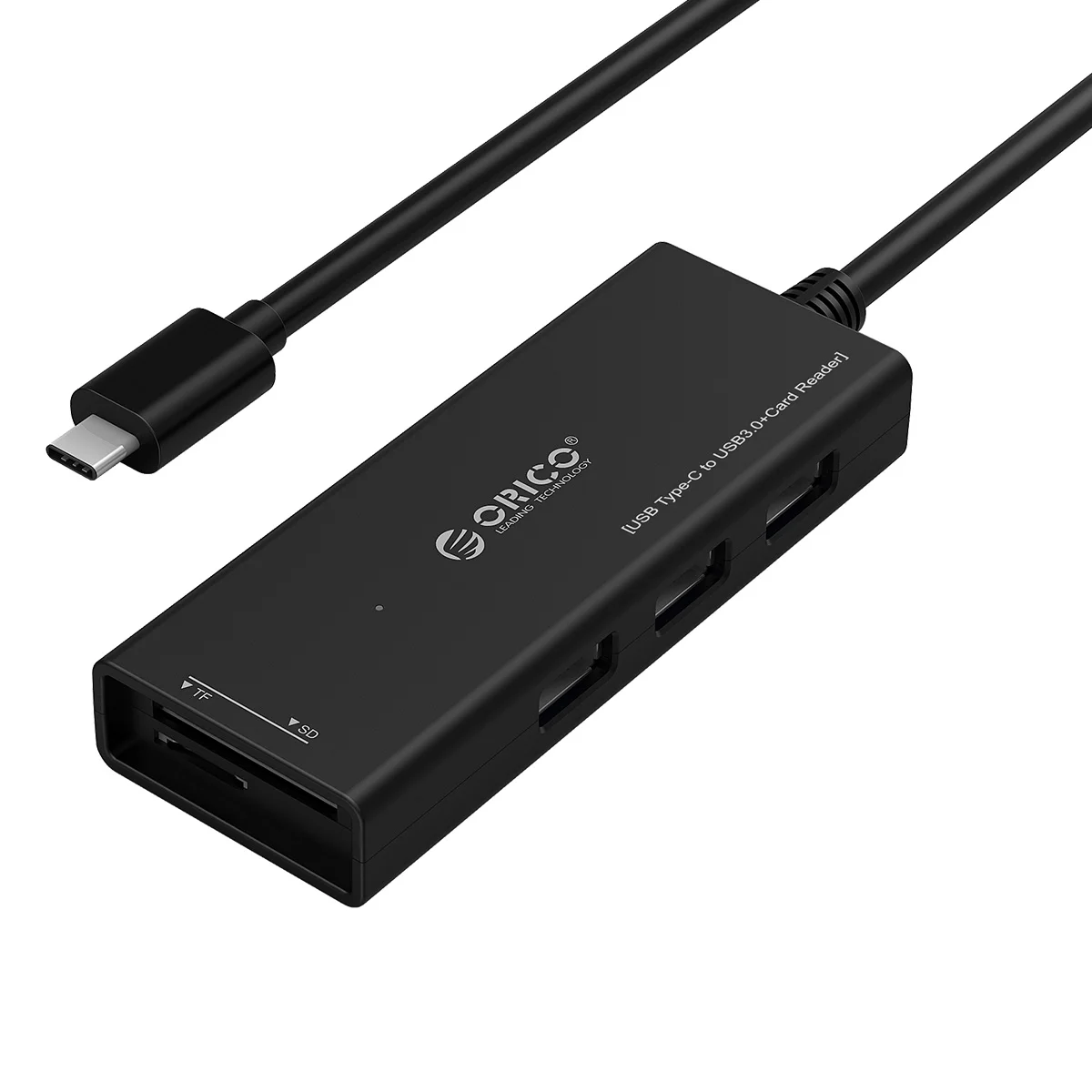 

Концентратор ORICO с 4 портами usb и кардридером для SD-и TF-карт, 5 Гбит/с