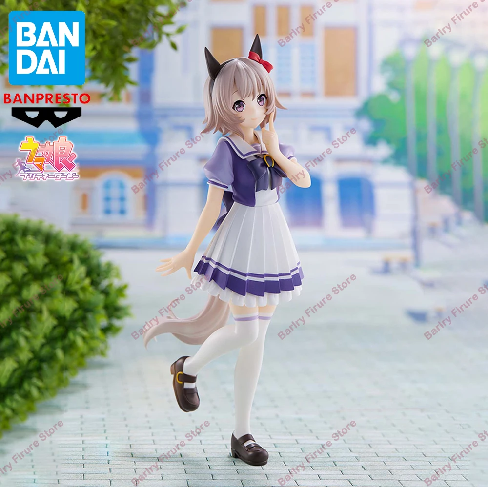 Original Genuine BANDAI BANPRESTO Uma Musume Pretty Derby Curren Chan Anime Figure Boxed Premium Table Ornament Model Toys Gifts