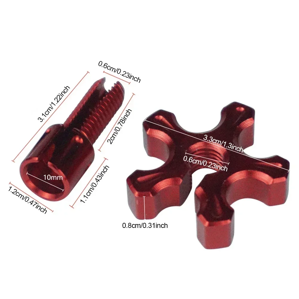 CNC الألومنيوم دراجة نارية دواسة فرامل عتلات سلك كابل الضابط المسمار العالمي يناسب دراجة نارية ATV UTV الرياضة الدراجة الملحقات