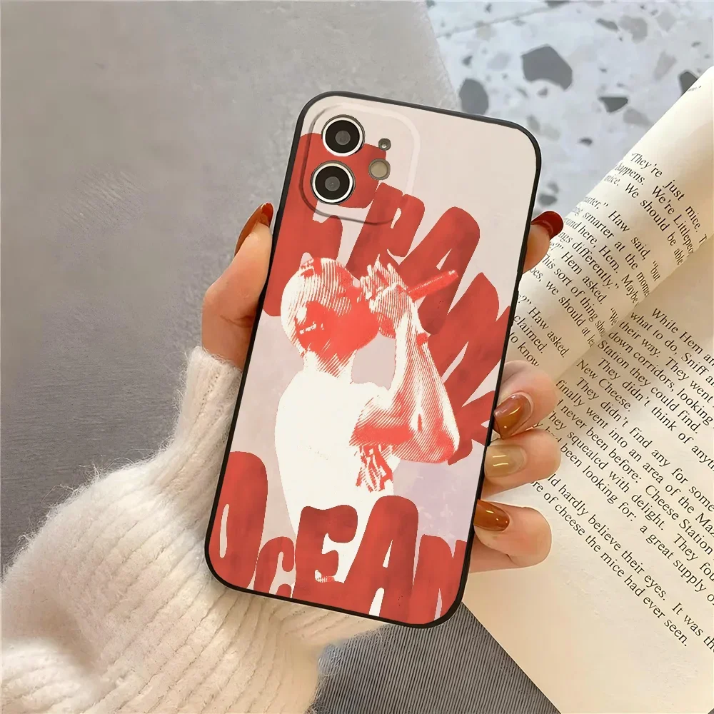 F-Frank Rapper Ocean Phone Case Silicone Soft For IPhone 16 15 14 13 12 11 Plus Pro Max Plus