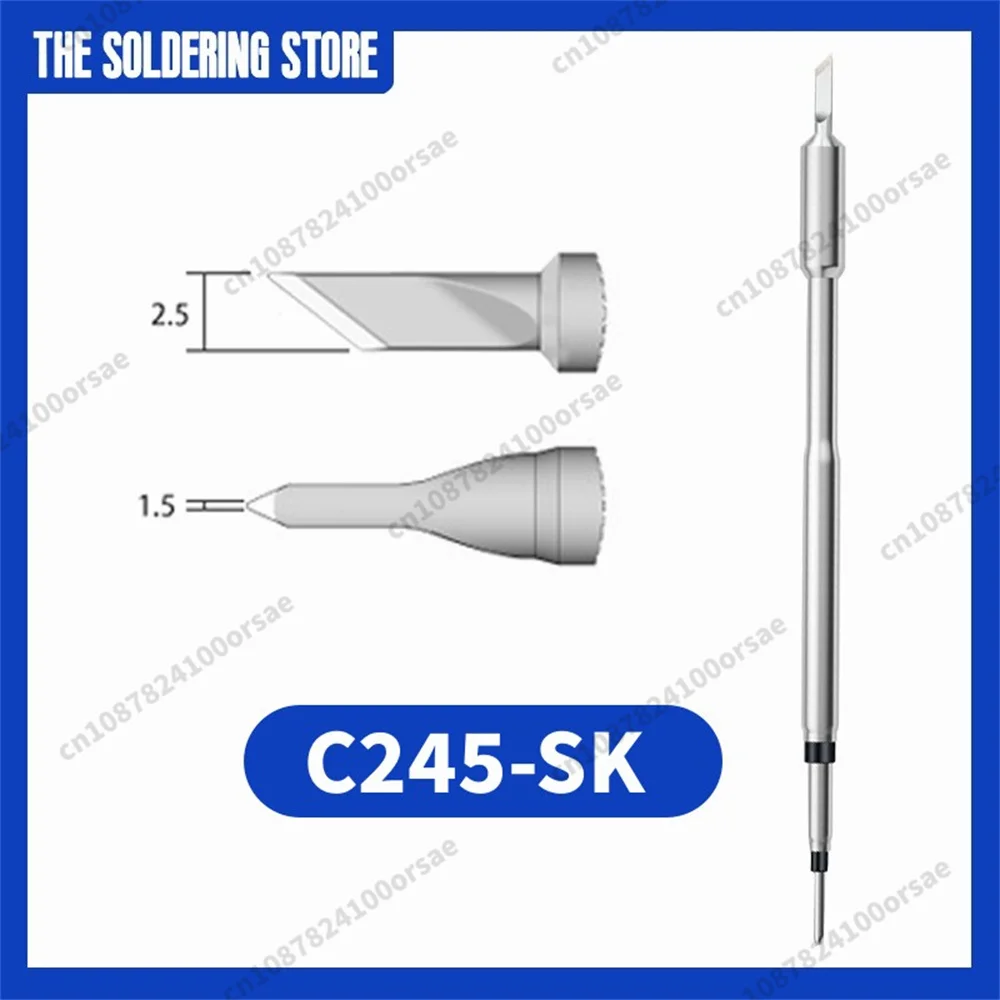 C245-SK Cartridge for JBC SUGON AIFEN A9/A9pro T245 Soldering Handle, жало C245 Tip Replacement Accessory Tool