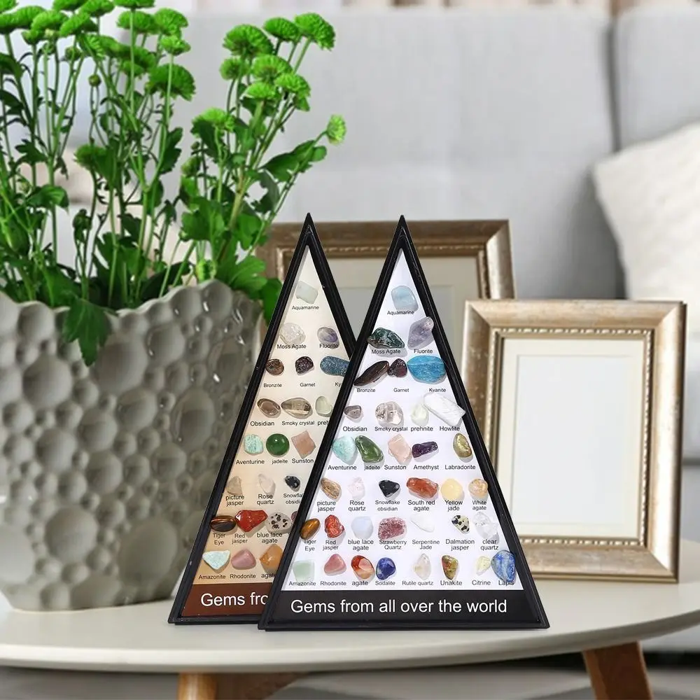 1 коробка, подарок, изучение географии, коллекционный камень, кварцевые Образцы, драгоценные камни со всего мира, лечебные кристаллы, минералы