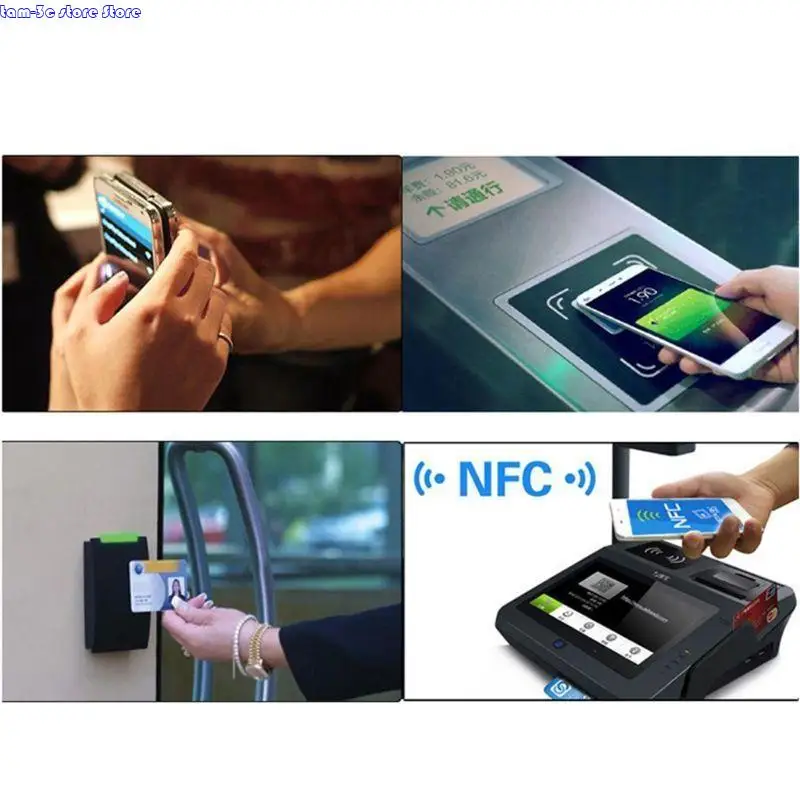 D0UA 1 ''스티커 접착제 레이블 144 바이트 빠른 읽기 쓰기 잠금 6pc