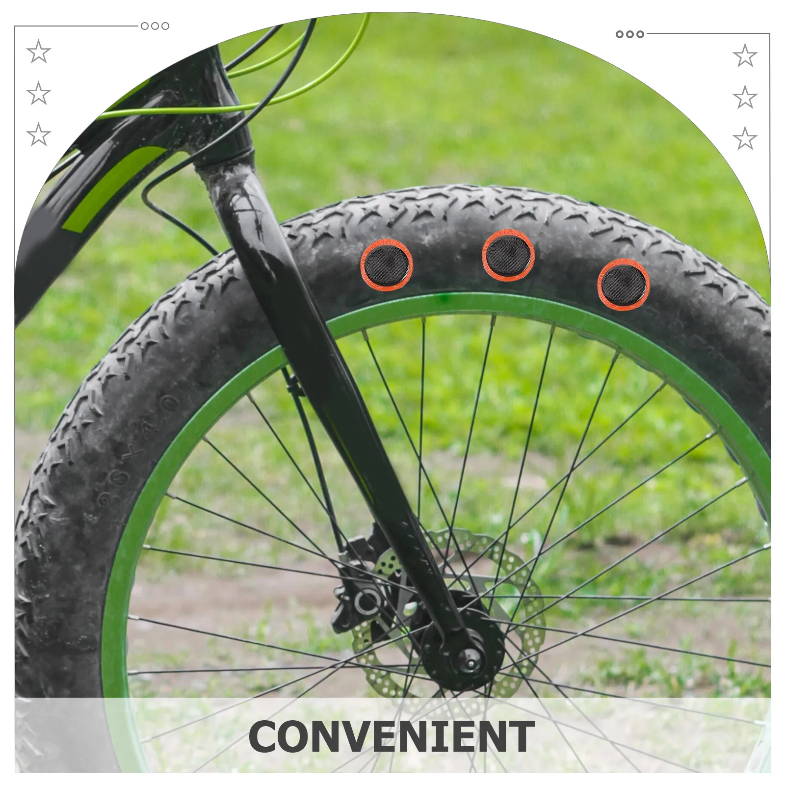 

2pcs Tire Kit Bike Inner Tube Bicycles Repair Patch Rubber Mountain Bicycle Tire Patch Kit Road Cycling