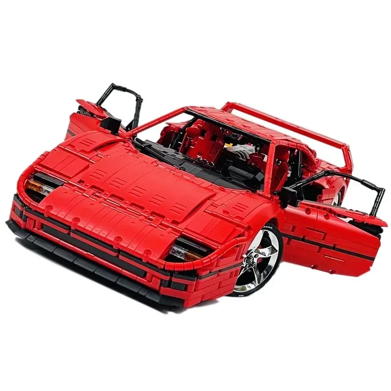 New 1:8 scale 40th Anniversary Edition F40 MOC-140629 Supercar Racing Car Building Block Bricks Educational Toy Birthdays Gifts