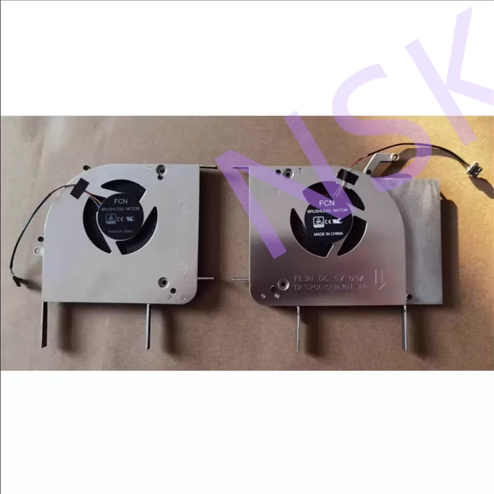 

Original Laptop CPU Cooling Fan For Asus ProArt StudioBook Pro 17 W700G2T H700G Fan FL3N DFS200105B70T 13NB0NV0AM0111 DC5V