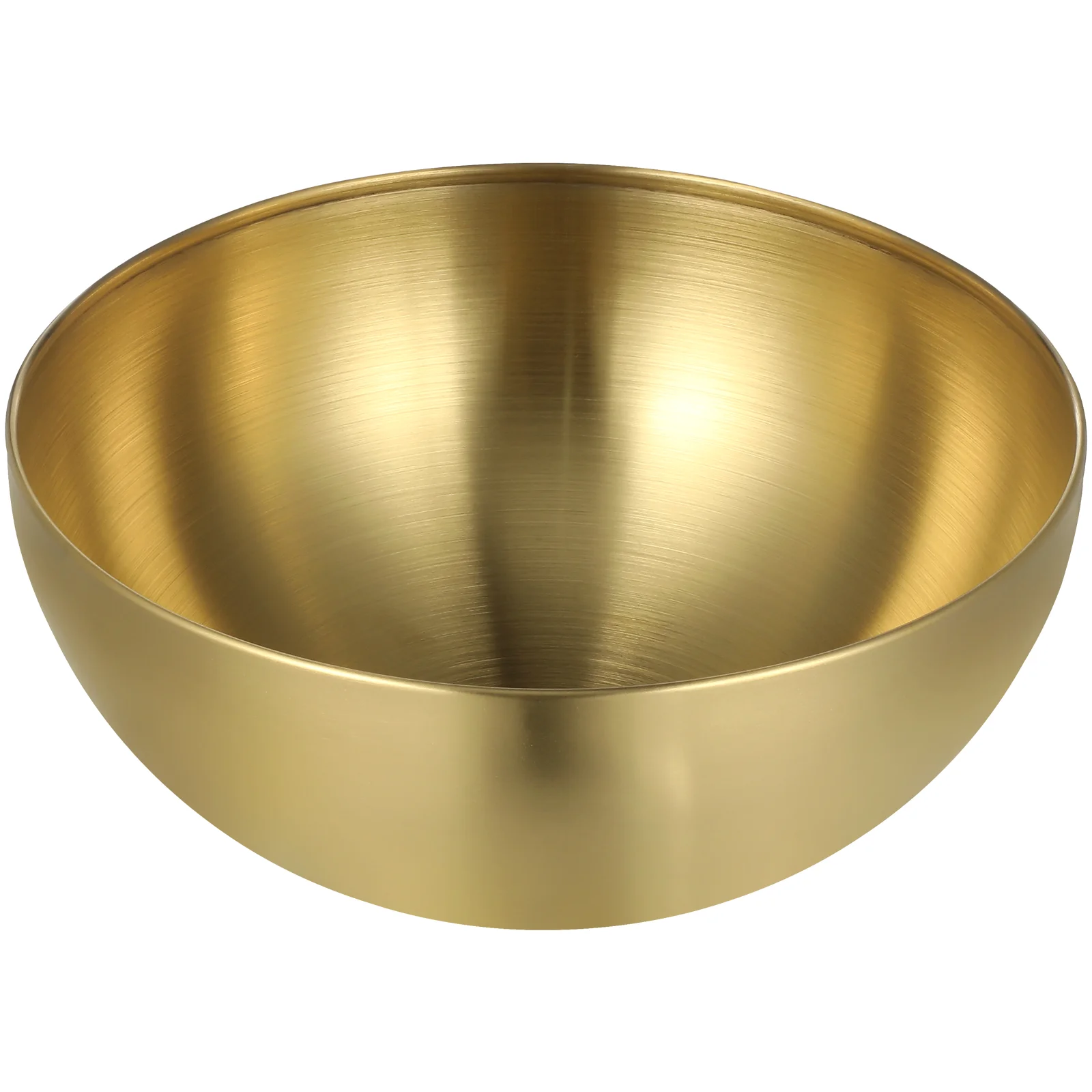 

Golden Stainless Multi Function Daily Use Salad Reusable Food Bowl Serving Bowl Kitchen Barware Perfect for Daily Use