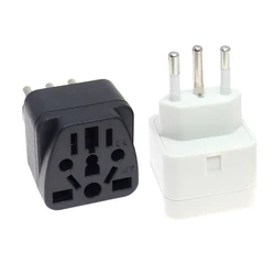 Universal Brazil Plug Adapter 3 Pin EU Euro AU US UK To Brazil Travel Adapter Electric Power Cord Charger Socket Outlet