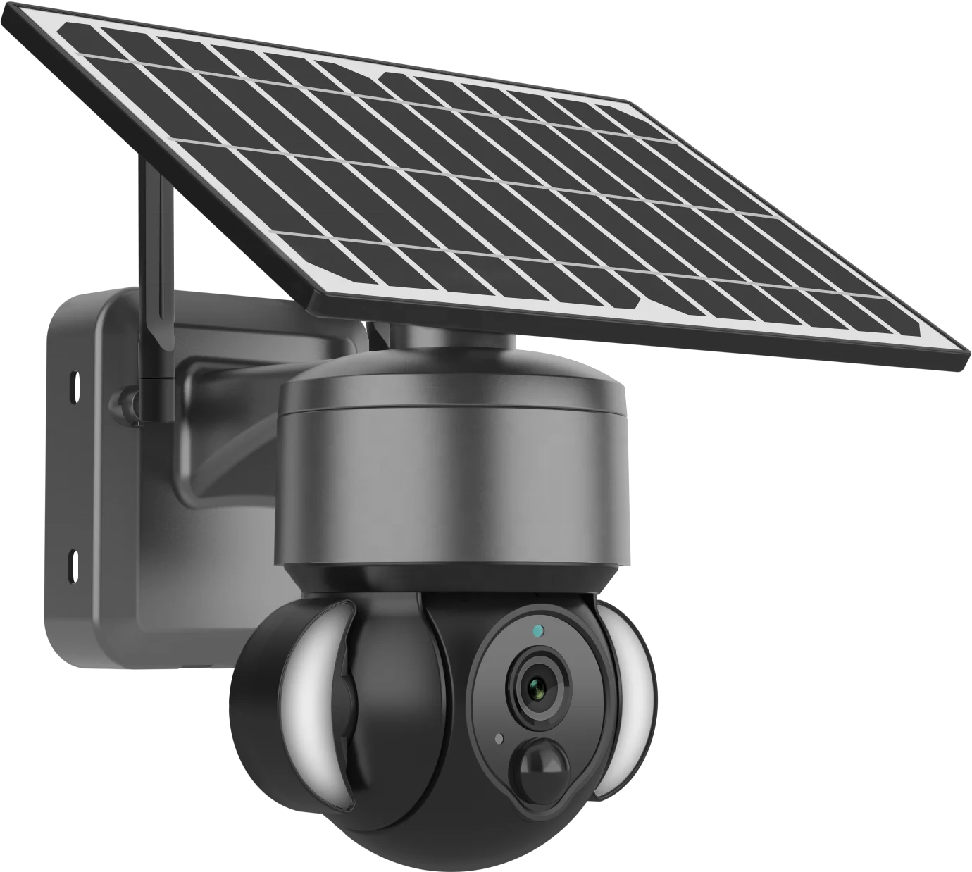 جديد أسود لوحة طاقة شمسية الطاقة HD 4MP 4G IP كاميرا البطارية الشمسية الكاشف كاميرا 4MP شبكة كاميرا تلفزيونات الدوائر المغلقة #1