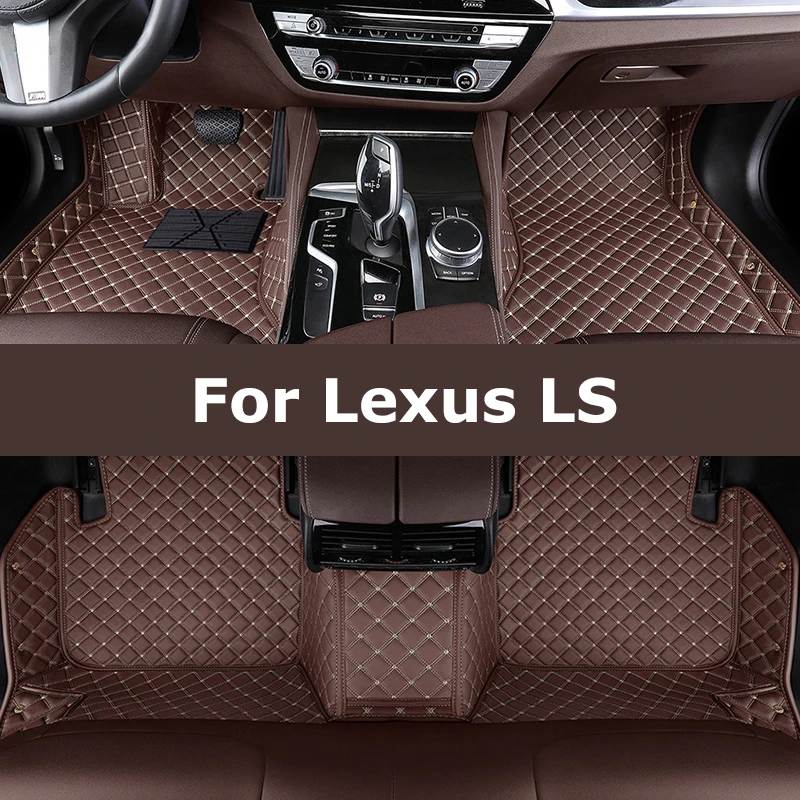 Custom Car Floor Mats For Lexus LS LS350 LS400 LS430 LS460 LS500 LS500h LS600h Auto Carpets Foot Coche Accessories