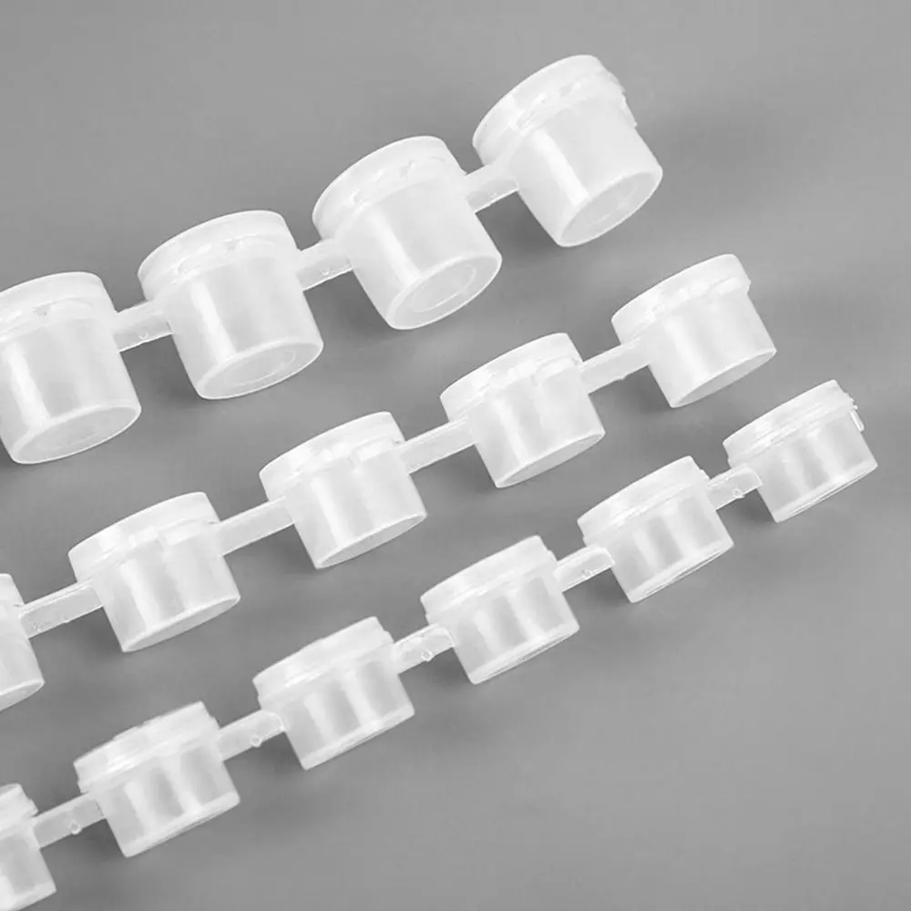 

Пластиковые пигментные полоски с несколькими отделениями, 2 мл/3 м/5 мл, 6/8 соединенных горшков, пустые чашки для краски, акварельные пустые коробки, принадлежности для рисования