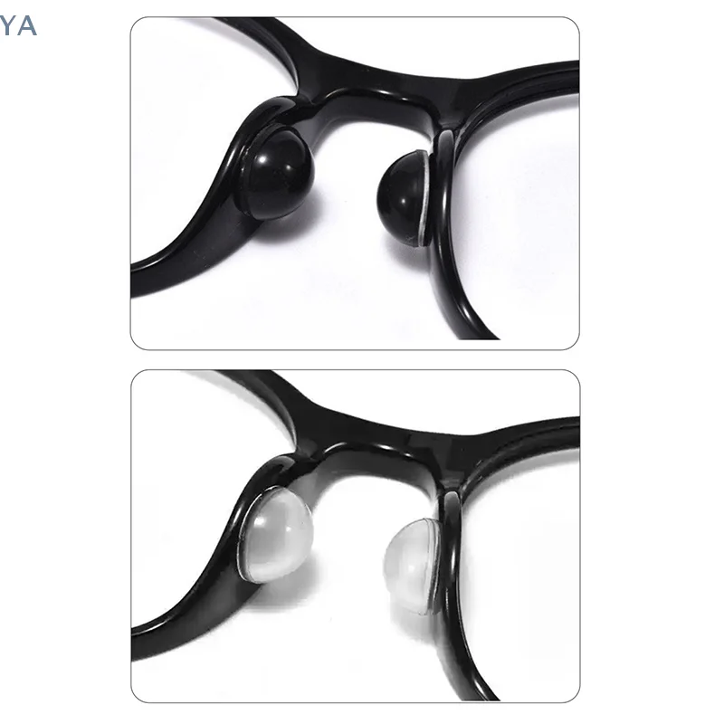 Rutschfeste Brillen-Nasenstützen aus Silikon, unsichtbare Brillen-Luftkissen-Nasenpads, transparente, weiche Nasenhalterung