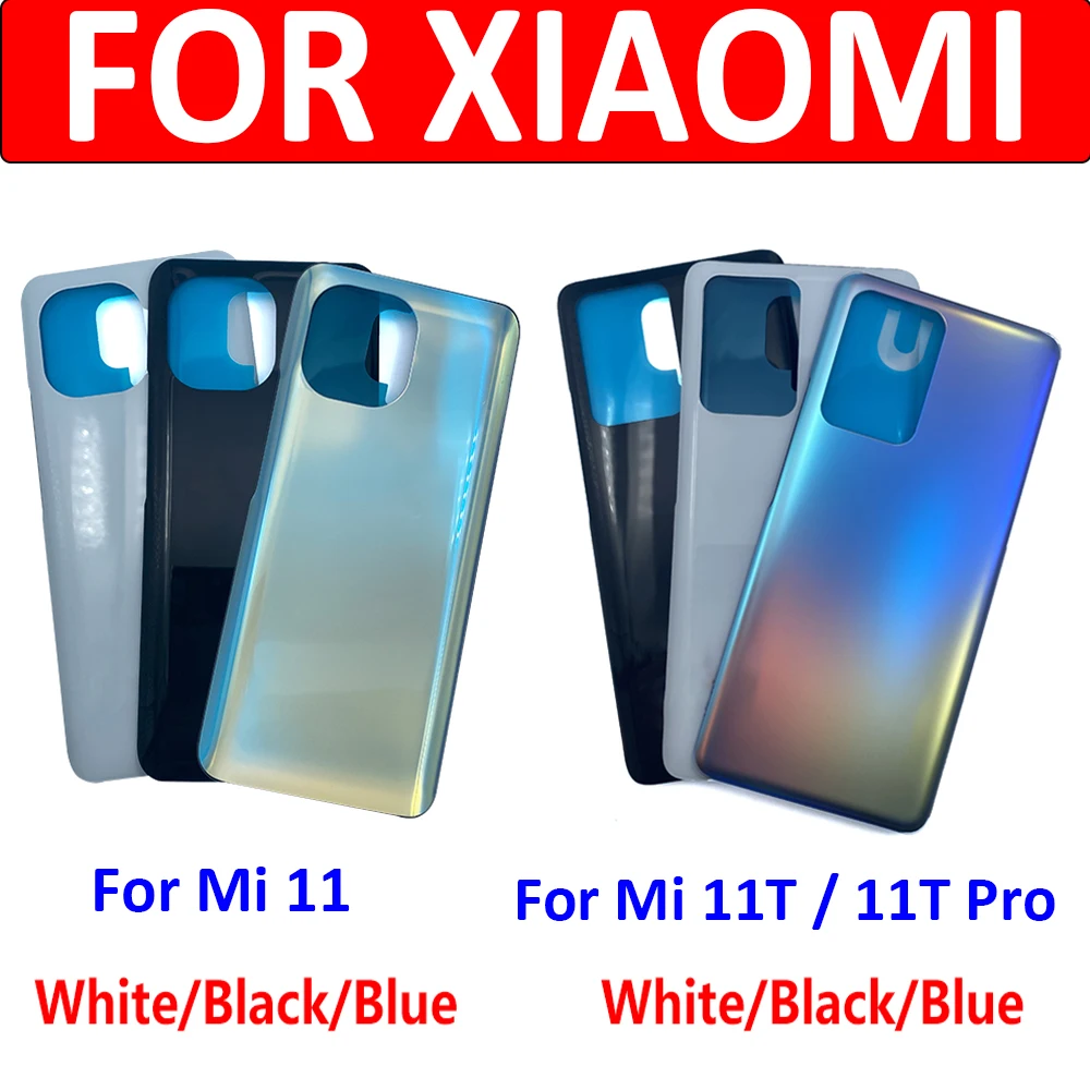 For Xiaomi Mi 11T / 11T Pro Battery Back Cover Rear Door Replacement Housing Case STICKER Adhesive For Xiaomi Mi 11