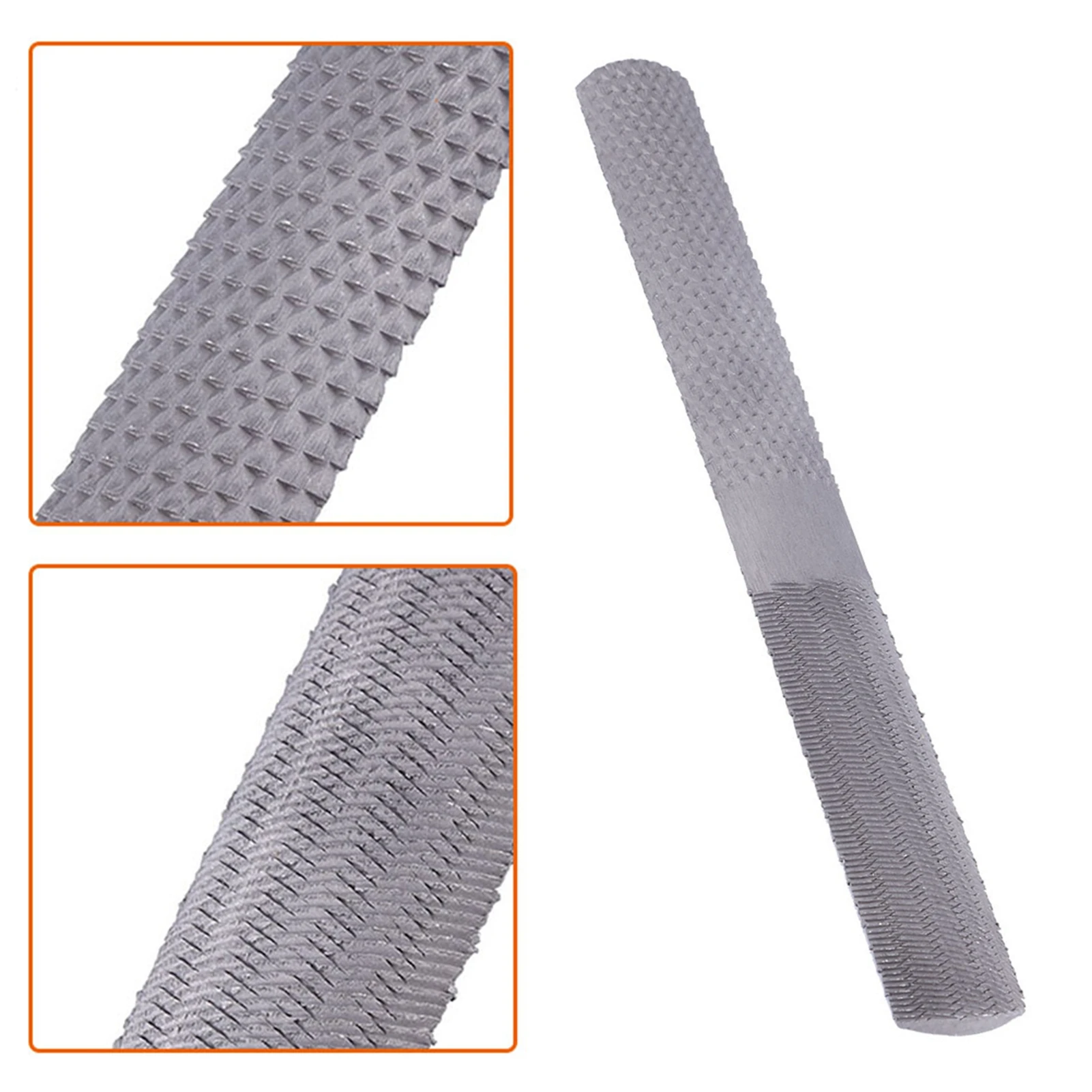 Raspador de acero 4 en 1, escofina plana de acero de 8 pulgadas/200mm, lima semicircular para carpintería, herramienta manual de madera, escofina para carpintería