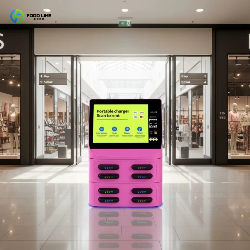 Custom Branding High-Capacity Fast Charging Power Bank Shared Charging Station and Vending Machine